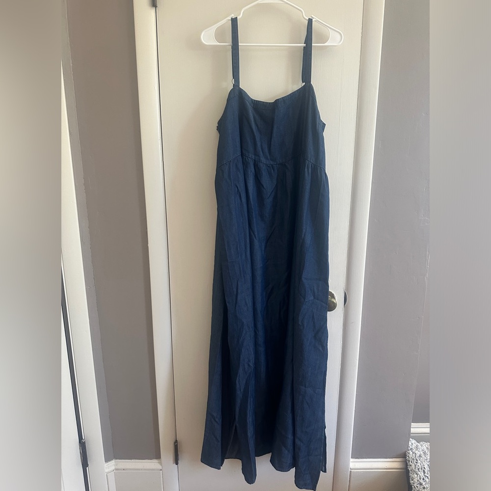 Natural Life Patti Side Slit Maxi Dress